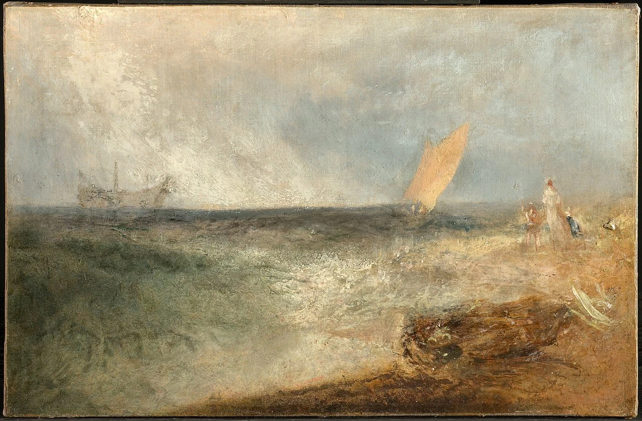 Veduta di Margate, sera, c. 1840 - Clark Art Institute